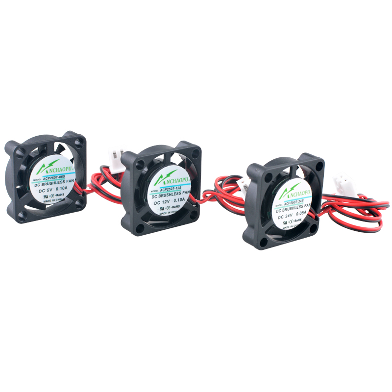 Raspberry Pi Water Cooling Kit - ANCHAOPU kipas pendingin ultra-tipis, 25mm 2.5cm